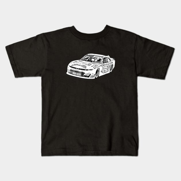 dale jr number 88 race car Kids T-Shirt by jerrysanji